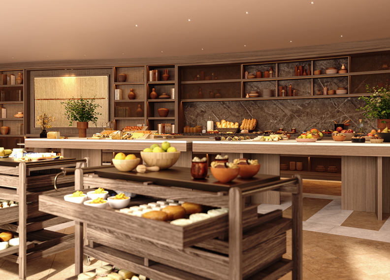 Tiara Holidays - Sani Asterias - water restaurant 1